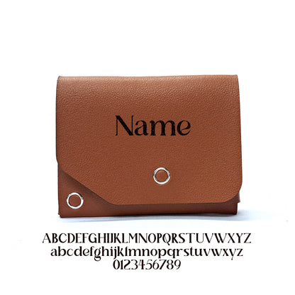 Personalized Leather Wallet