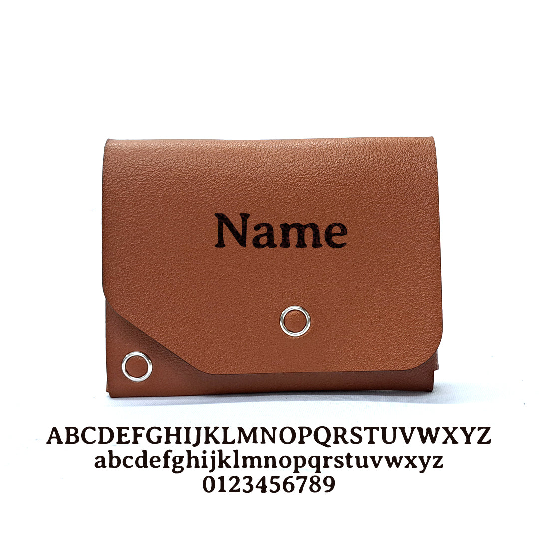 Personalized Leather Wallet