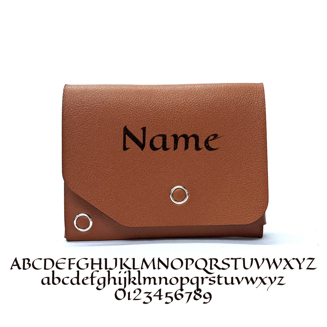 Personalized Leather Wallet