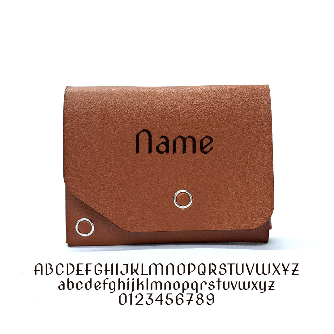 Personalized Leather Wallet