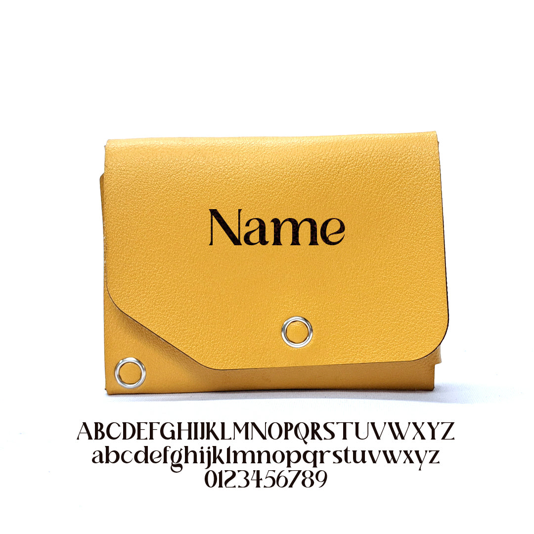 Personalized Leather Wallet