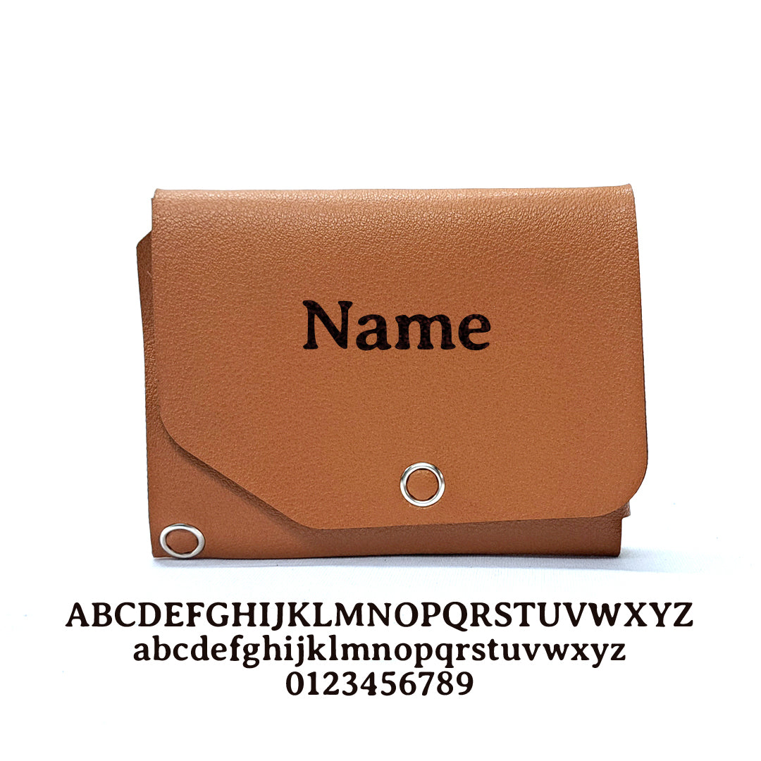 Personalized Leather Wallet