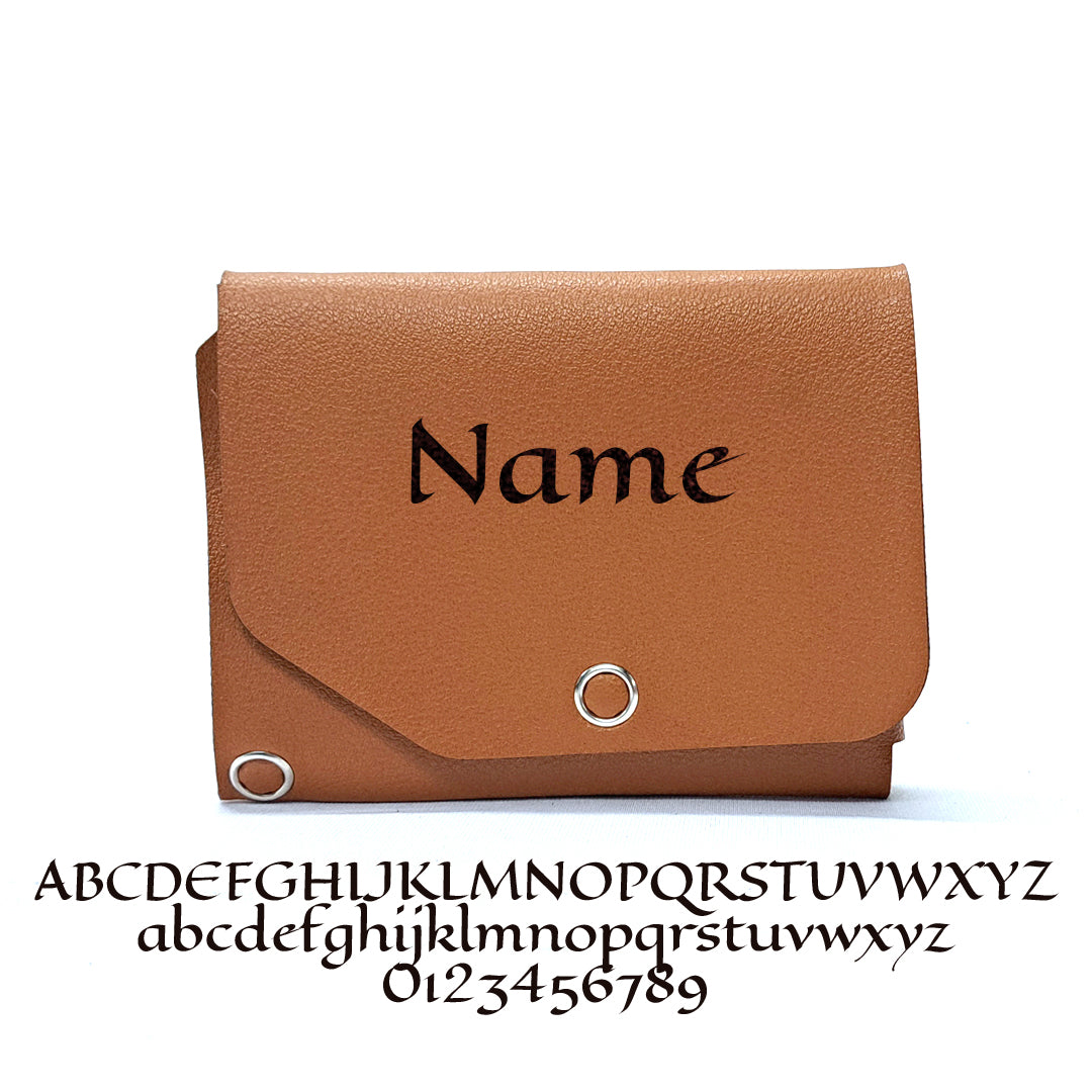 Personalized Leather Wallet